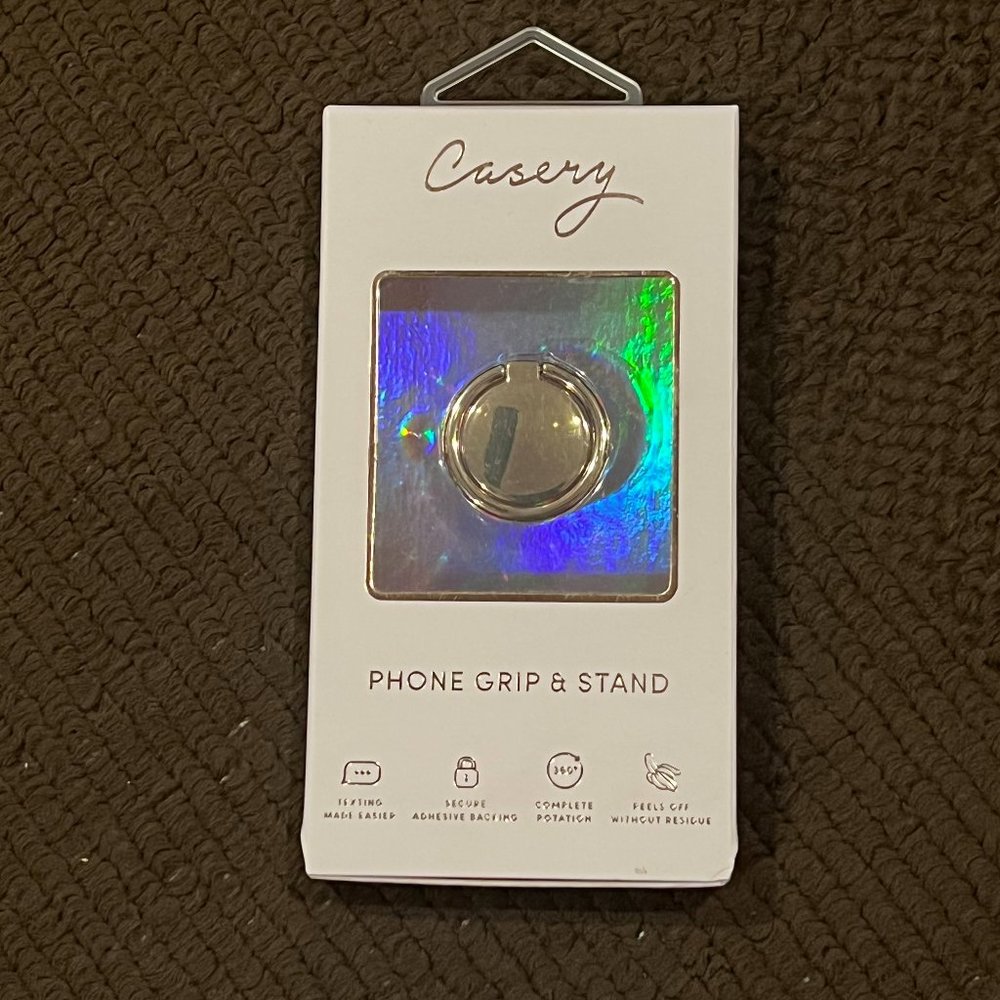 NEW in Box - Casery Gold Phone Grip & Stand